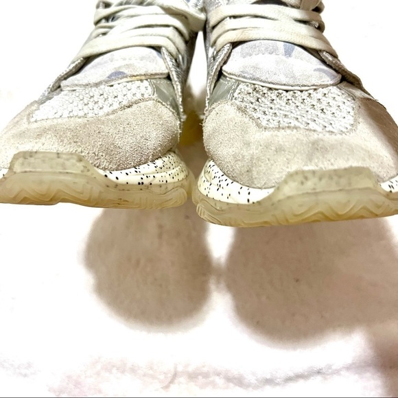 STEVE MADDEN Mescal Low Top Chunky Sneaker - Grey Camo womens size 8.5 - Picture 4 of 8